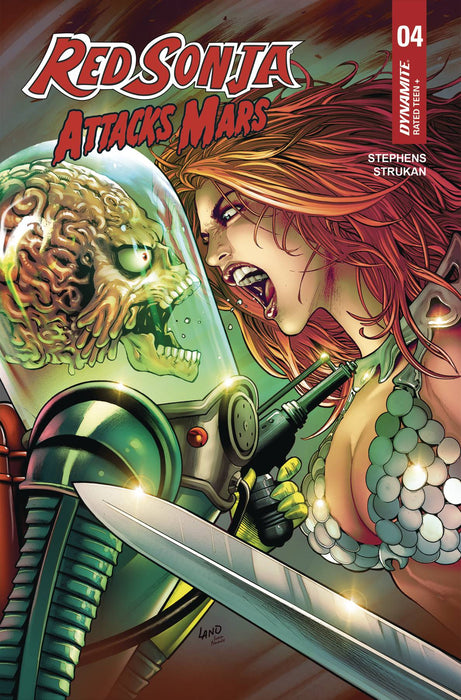 Red Sonja Attacks Mars #4 Cvr C Land