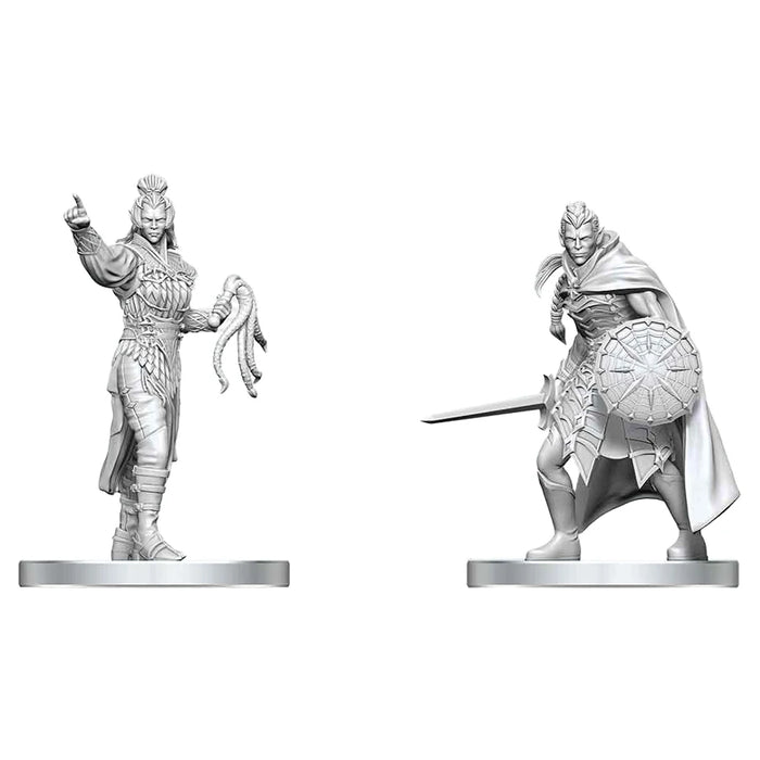 D&D: Nolzur's Marvelous Miniatures: Drow Elite Warrior & Drow Priestess of Lolth