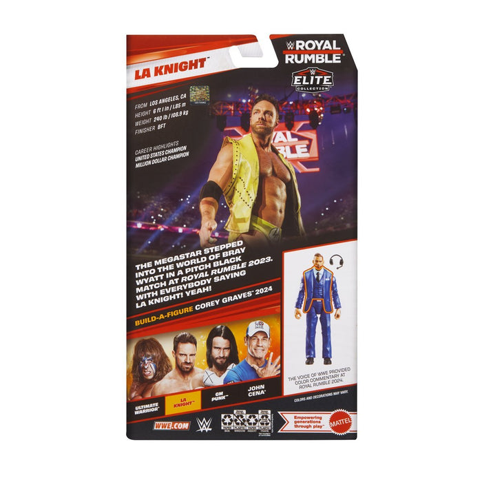 LA Knight Royal Rumble 2023 - WWE Elite Royal Rumble Series 2025 (Corey Graves BAF)