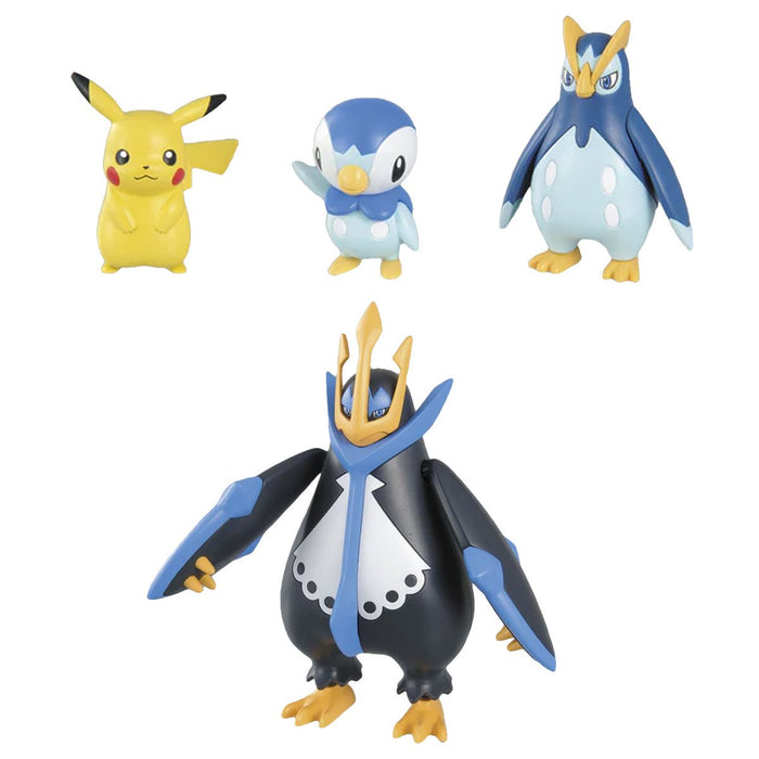 Empoleon Evolution Set "Pokemon", Bandai Hobby Pokemon Model Kit Select (Model Kit)