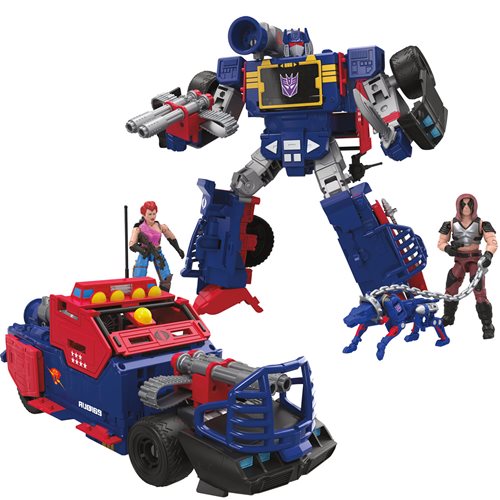 Transformers Collaborative G.I. Joe Mash-Up Soundwave Dreadnok Thunder Machine, Zartan and Zarana