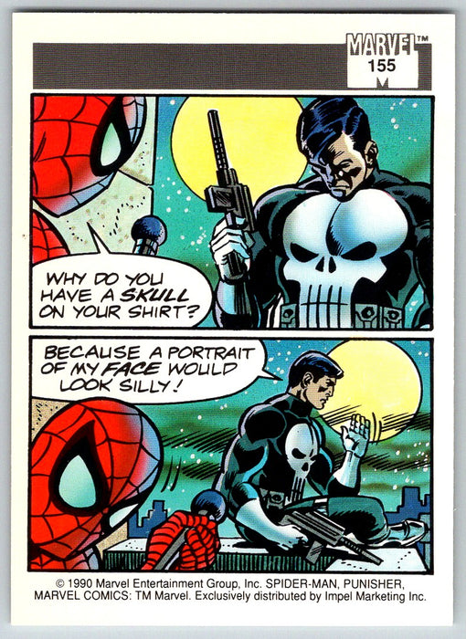 1990 Impel Marvel Universe I #155 Punisher