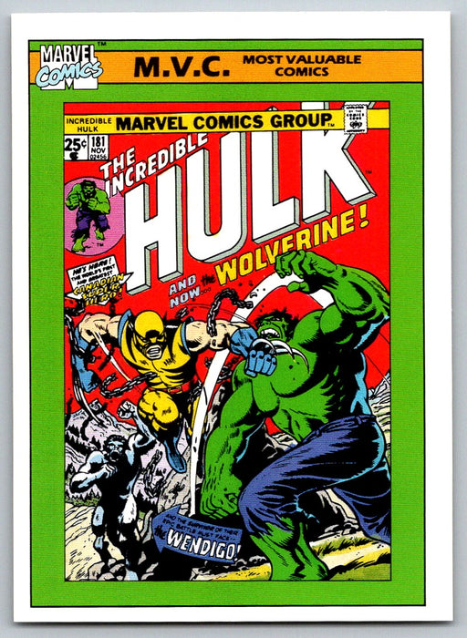 1990 Impel Marvel Universe I #134 Incredible Hulk #181
