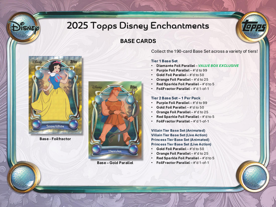 2025 Topps Disney Wonder Trading Cards Blaster Box