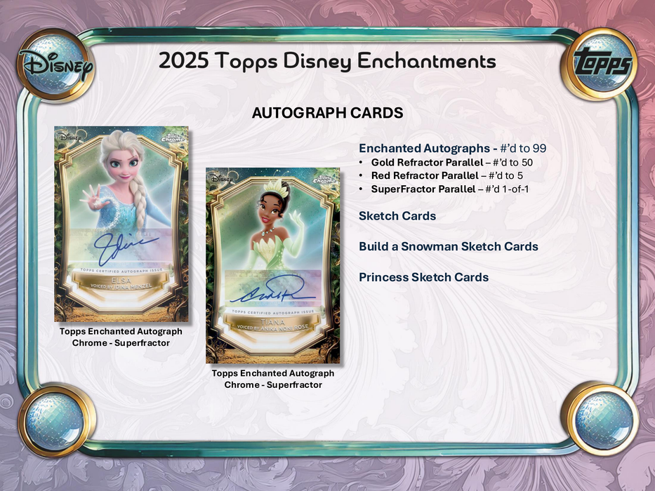 2025 Topps Disney Wonder Trading Cards Blaster Box