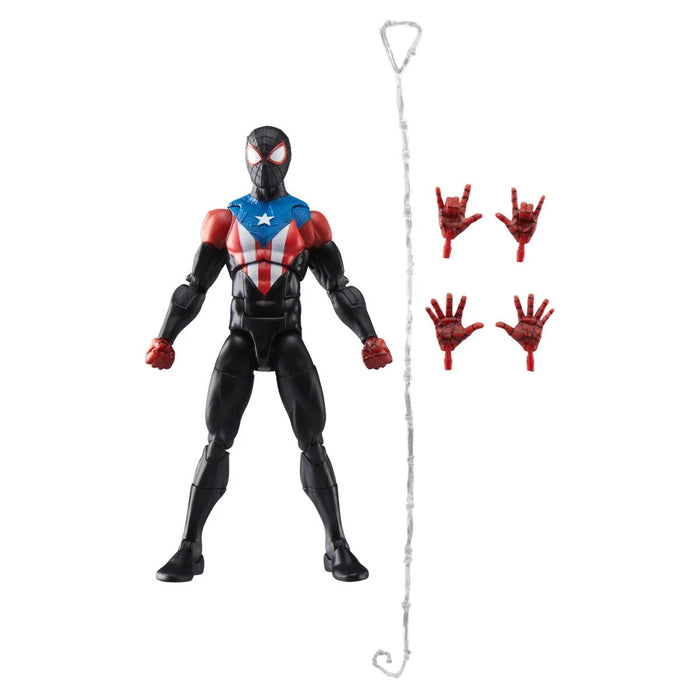 Miles Morales Boricua Suit - Spider-Man Marvel Legends Series Gamerverse Wave 1