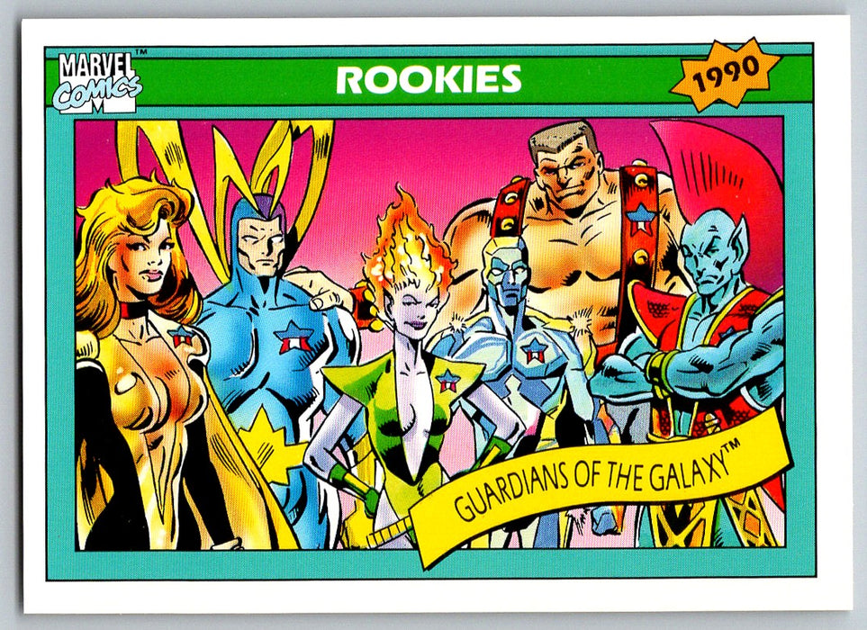 1990 Impel Marvel Universe I #84 Guardians of the Galaxy
