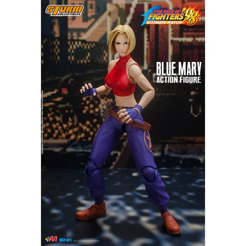 Storm Collectibles King of Fighters '98 Blue Mary 1:12 Scale Action Figure