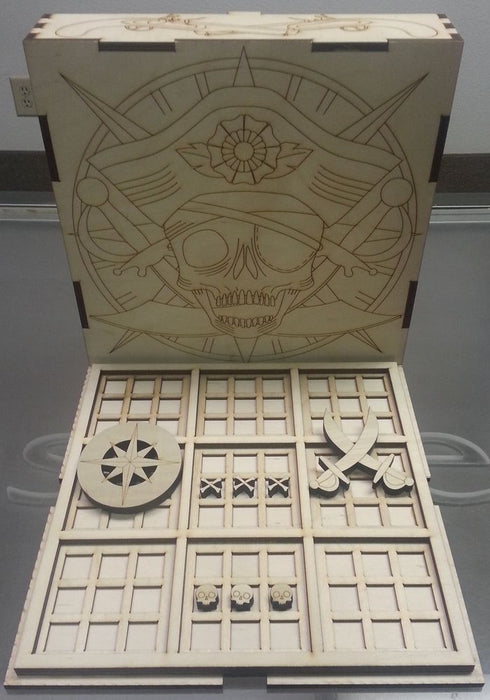 Ultimate Pirate Tic Tac Toe Board