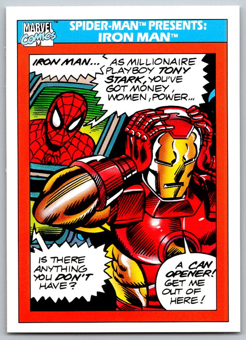 1990 Impel Marvel Universe I #159 Iron Man
