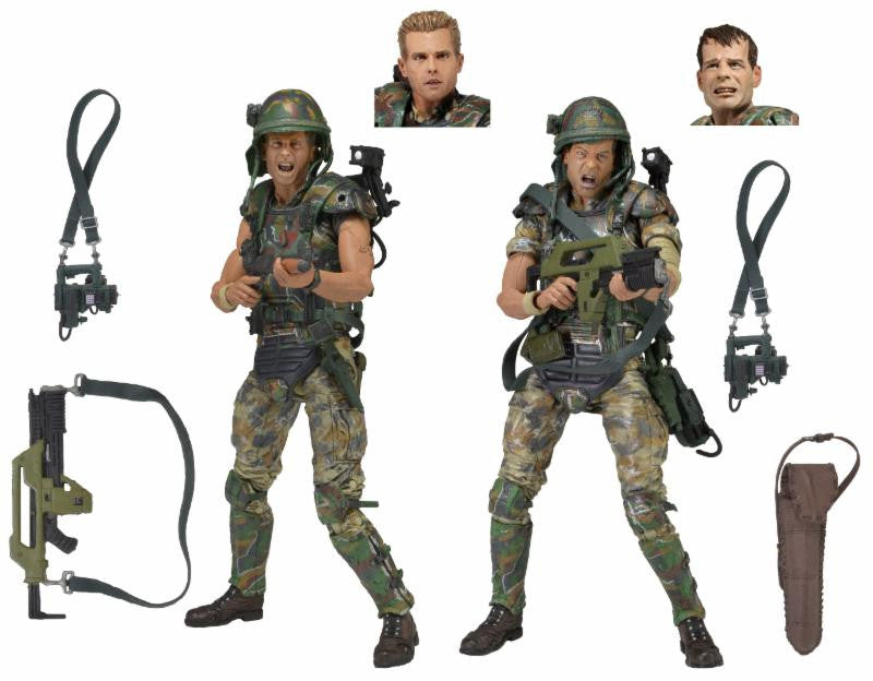 Colonial Marines 30th Anniversary 2 Pack - Aliens 7" Scale Action Figures