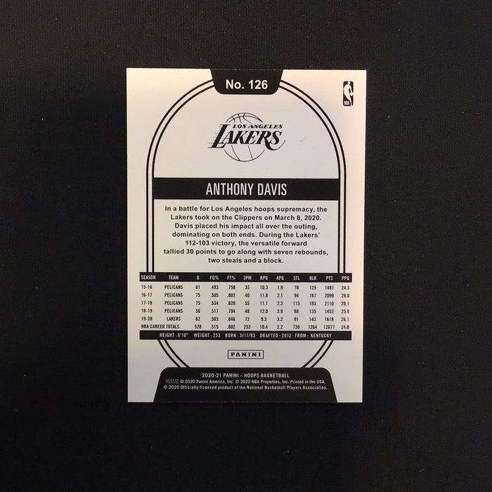 2020-21 Hoops Teal Explosion #126 Anthony Davis