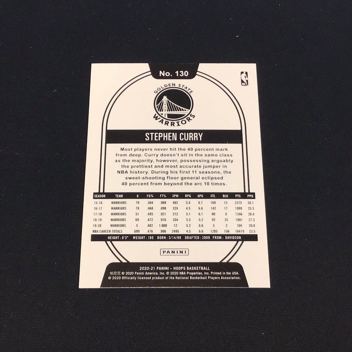 2020-21 Hoops Teal Explosion #130 Stephen Curry