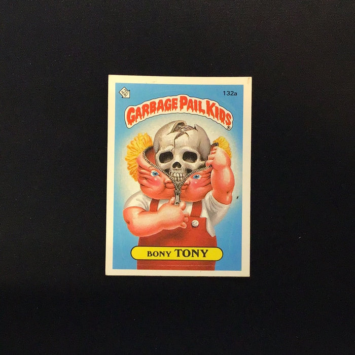 1986 Topps Garbage Pail Kids #132a Bony Tony