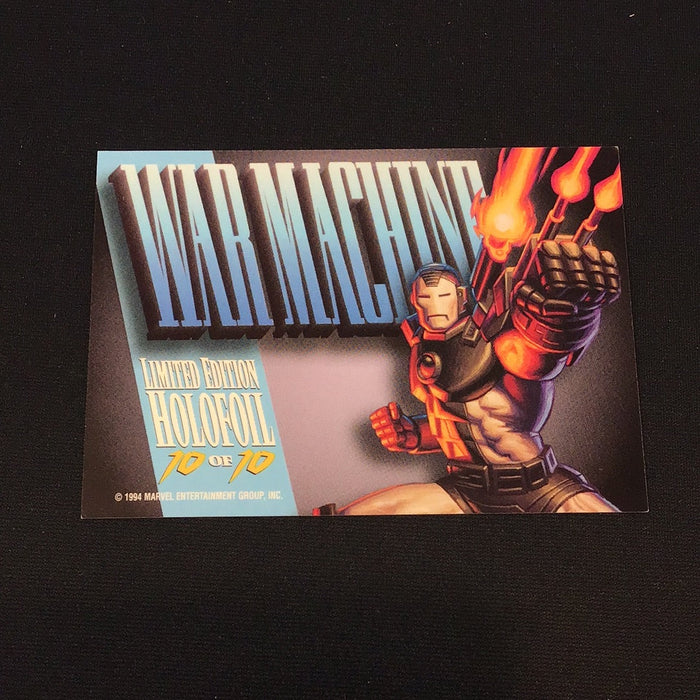 1994 Fleer Marvel Masterpieces Holofoil Silver #10 War Machine