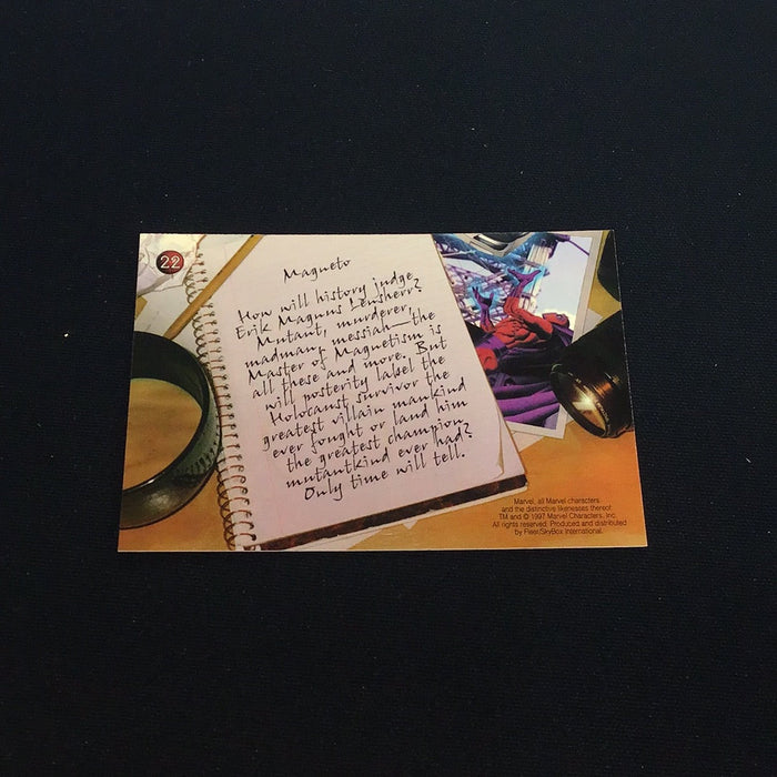1997 Fleer SkyBox Marvel Premium QFX #22 Magneto