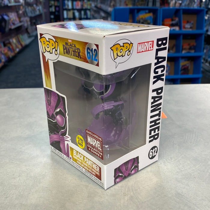 POP Marvel: Black Panther (GITD) [Marvel Collector Corps Excl]