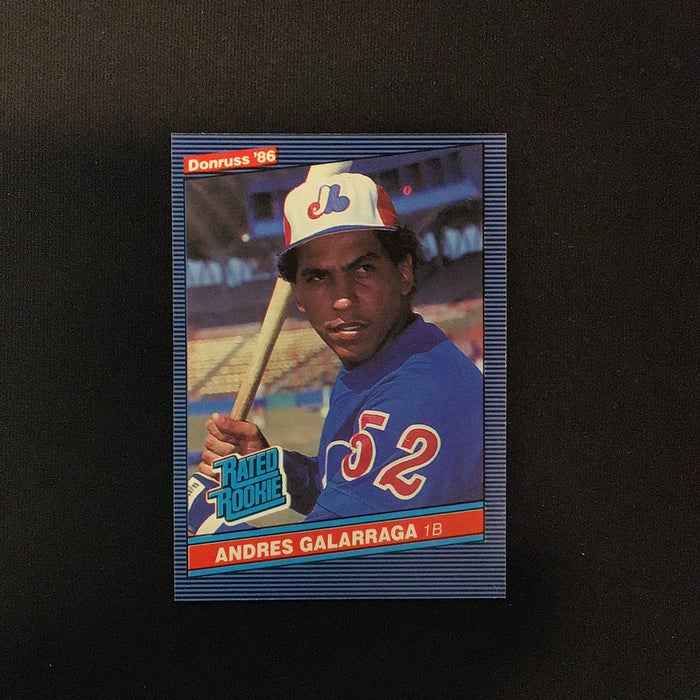 1986 Donruss #33A Andres Galarraga RC