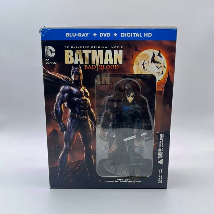 Batman Bad Blood Blu Ray (With Figure)