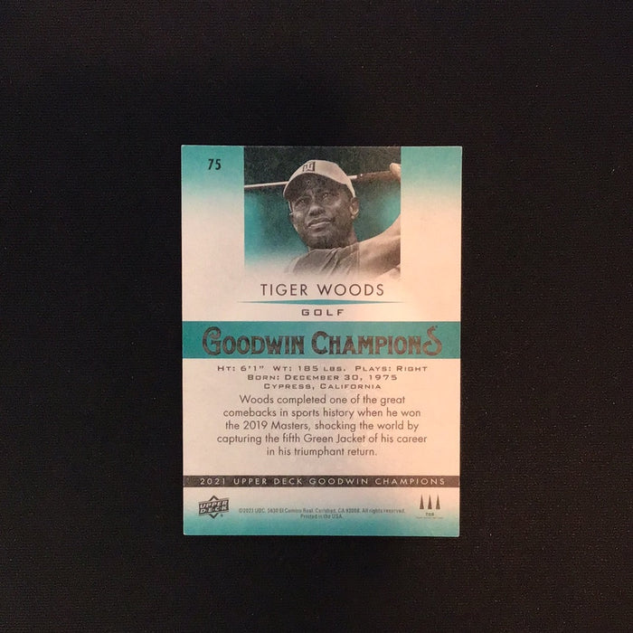 2021 Upper Deck Goodwin Champions #75 Tiger Woods