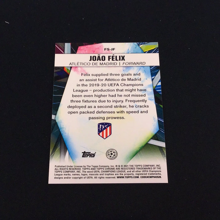 2020-21 Topps Chrome UEFA Champions League Future Stars #FSJF Joao Felix