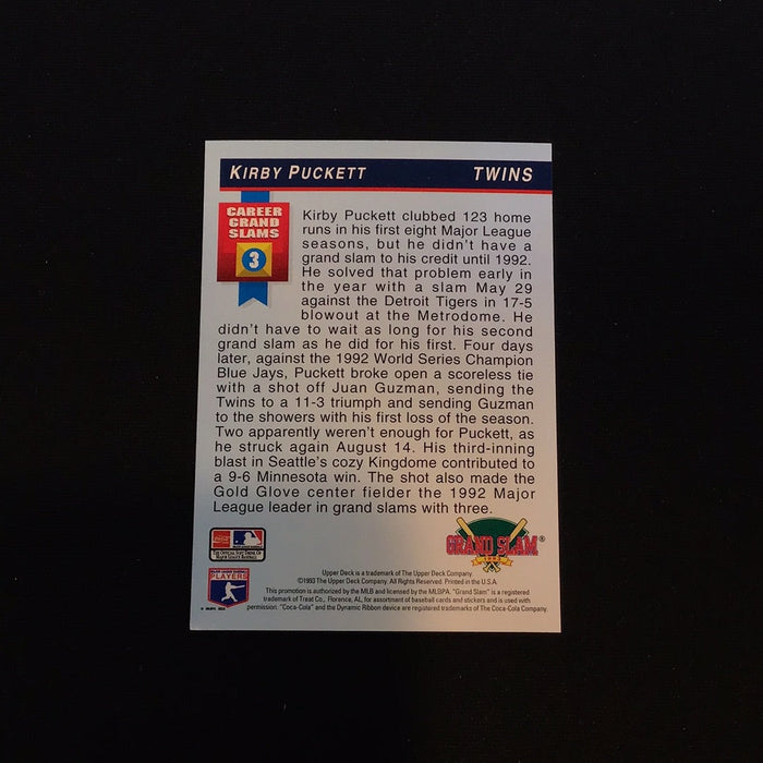 1993 Denny's Holograms #26 Kirby Puckett