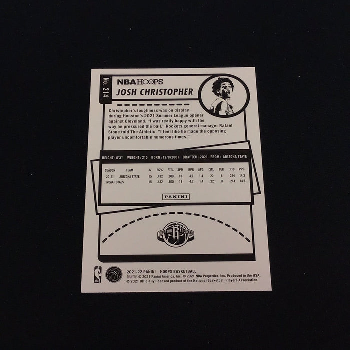 2021-22 Hoops Teal Explosion #214 Josh Christopher