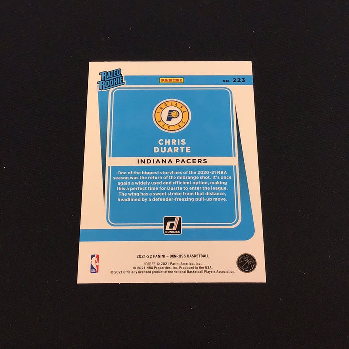 2021-22 Donruss #223 Chris Duarte RR RC