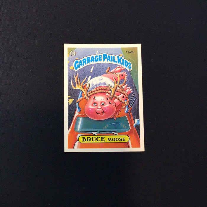 1986 Topps Garbage Pail Kids #142a Bruce Moose