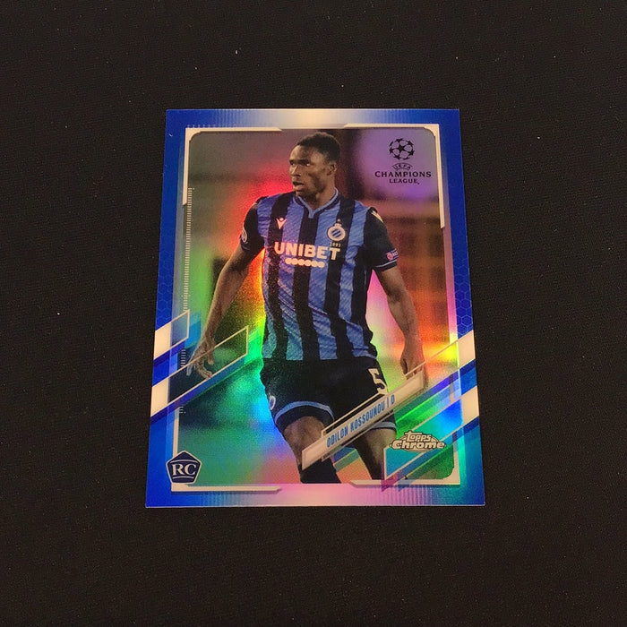 2020-21 Topps Chrome UEFA Champions League Blue Refractors #11 Odilon Kossounou