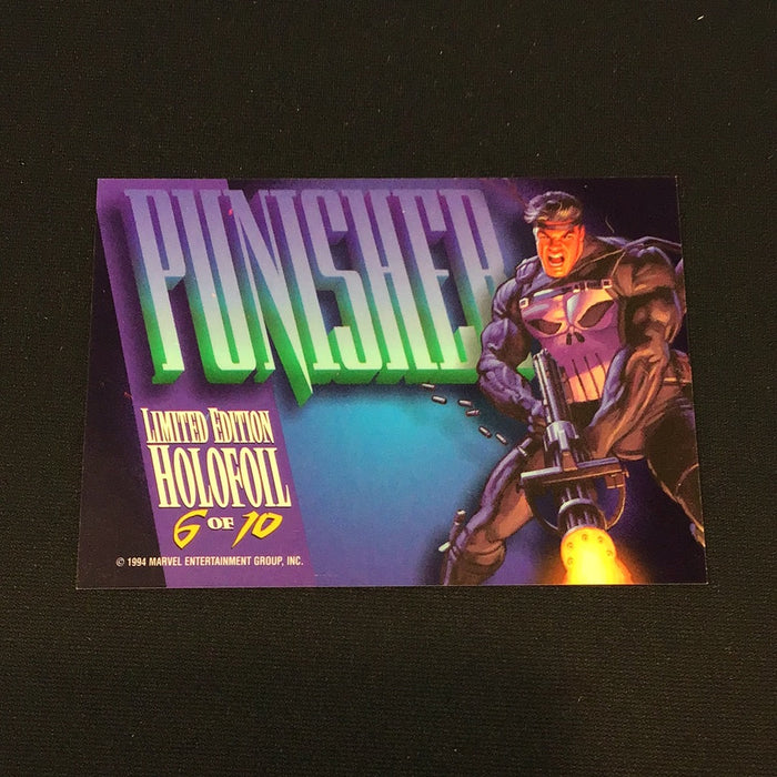 1994 Fleer Marvel Masterpieces Holofoil Silver #6 Punisher