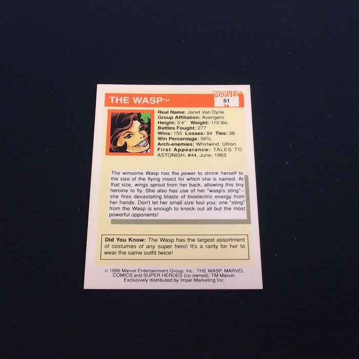 1990 Impel Marvel Universe I #51 Wasp