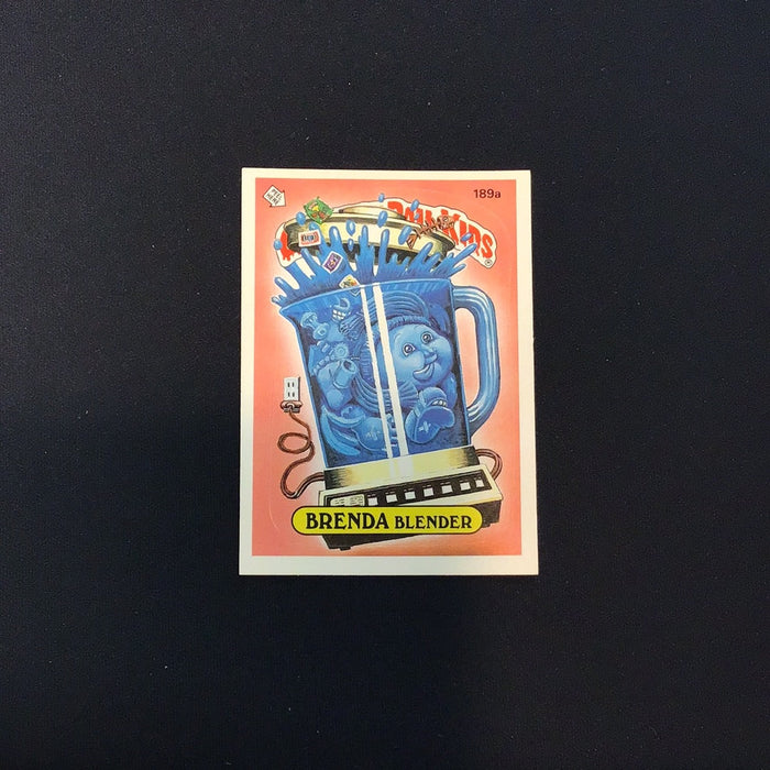 1986 Topps Garbage Pail Kids #189a Brenda Blender