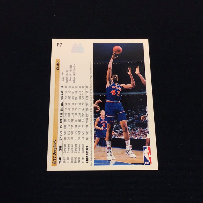 1992-93 Upper Deck McDonald's #P7 Brad Daugherty
