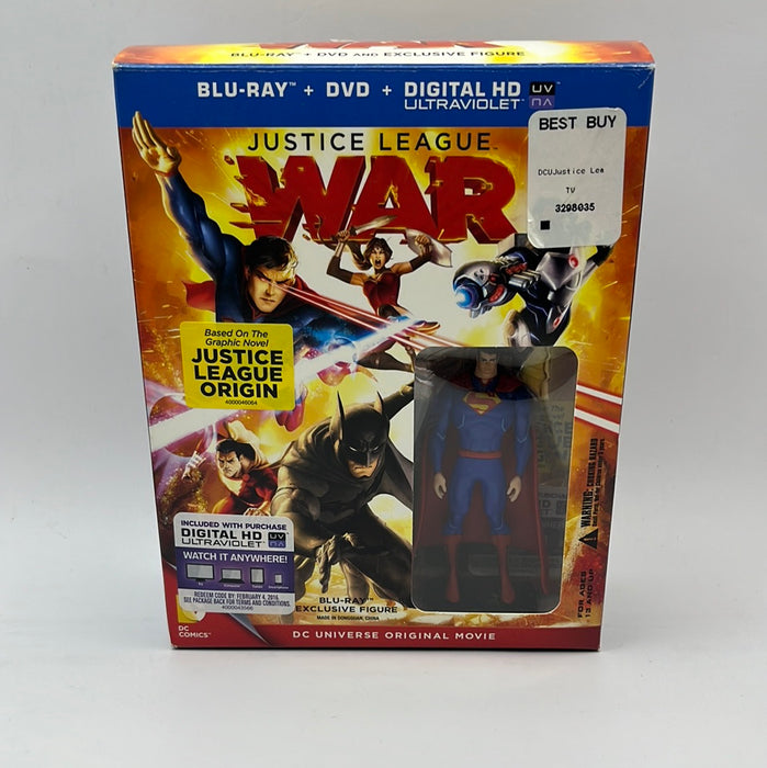 DC Justice League War Blu Ray (with Figure)