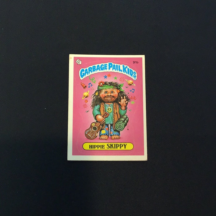 1986 Topps Garbage Pail Kids #91b Hippie Skippy