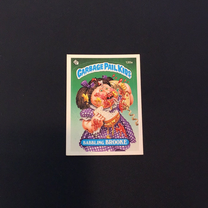 1986 Topps Garbage Pail Kids #120a Babbling Brooke