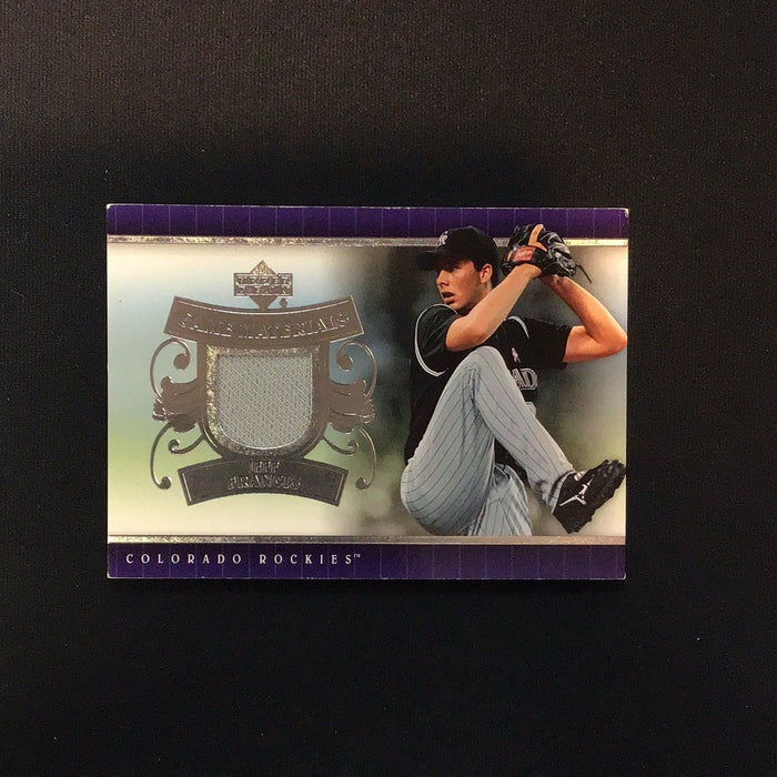 2007 Upper Deck UD Game Materials #JF Jeff Francis S2