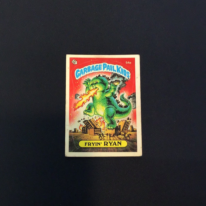 1985 Topps Garbage Pail Kids #54a Fryin' Ryan