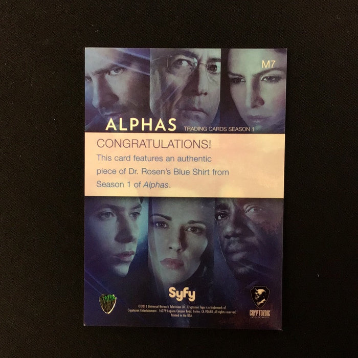 2013 Alphas Season One Wardrobes #M7 Dr. Lee Rosen