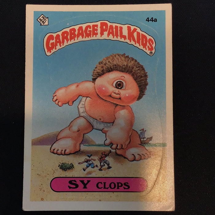 1985 Topps Garbage Pail Kids #44a Sy Clops