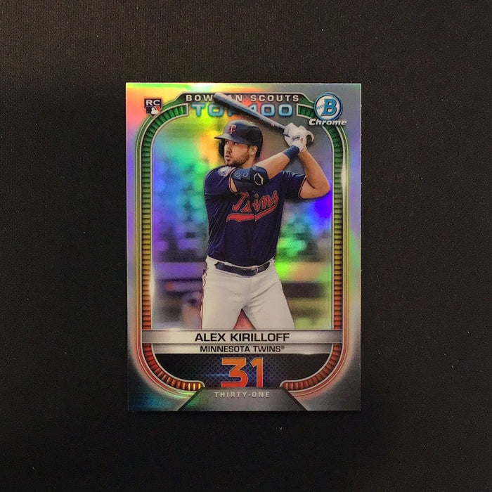2021 Bowman Chrome Scouts Top 100 Refractors #BTP31 Alex Kirilloff