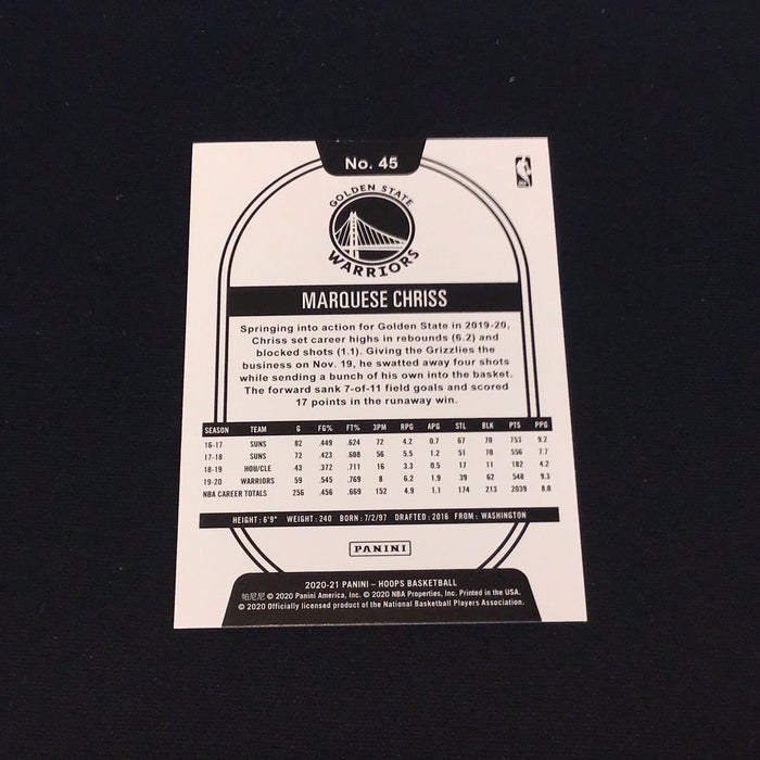 2020-21 Hoops Teal Explosion #45 Marquese Chriss