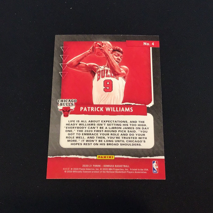 2020-21 Donruss Great X-Pectations #4 Patrick Williams