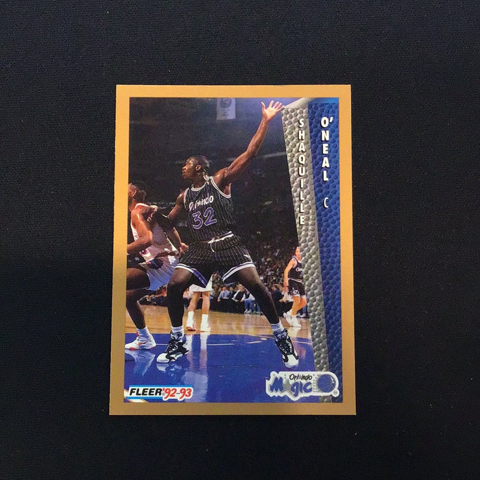 1992-93 Fleer Drake's #37 Shaquille O'Neal