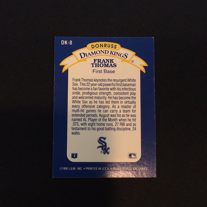 1992 Donruss Diamond Kings #DK8 Frank Thomas