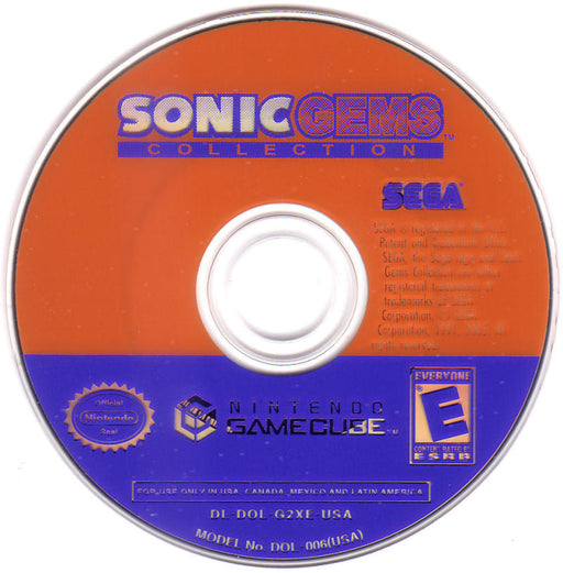 Sonic Gems Collection for GameCube