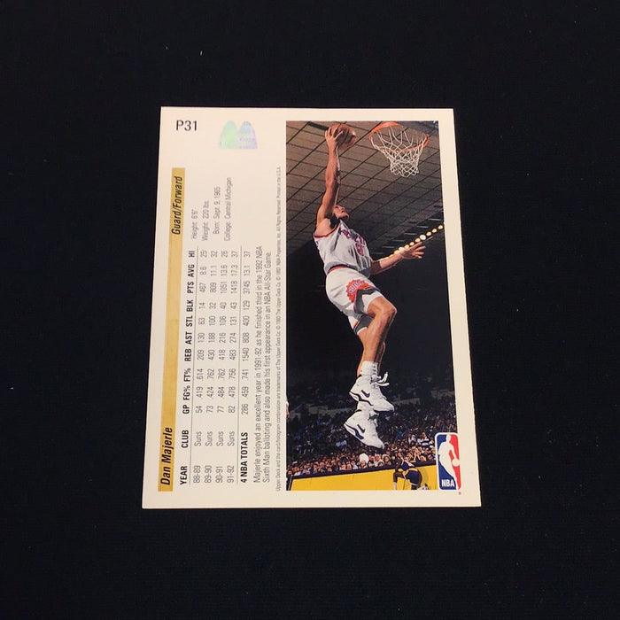 1992-93 Upper Deck McDonald's #P31 Dan Majerle