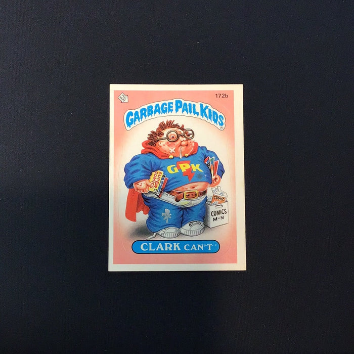1986 Topps Garbage Pail Kids #172b Clark Can't