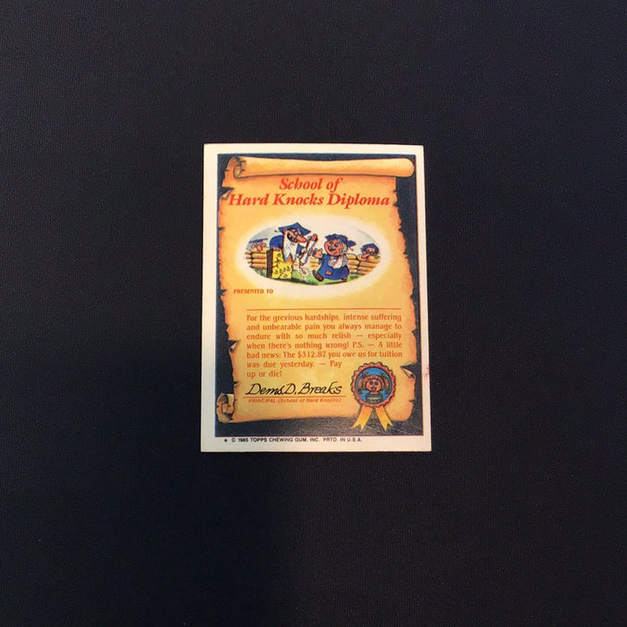 1985 Topps Garbage Pail Kids #51a Russell Muscle